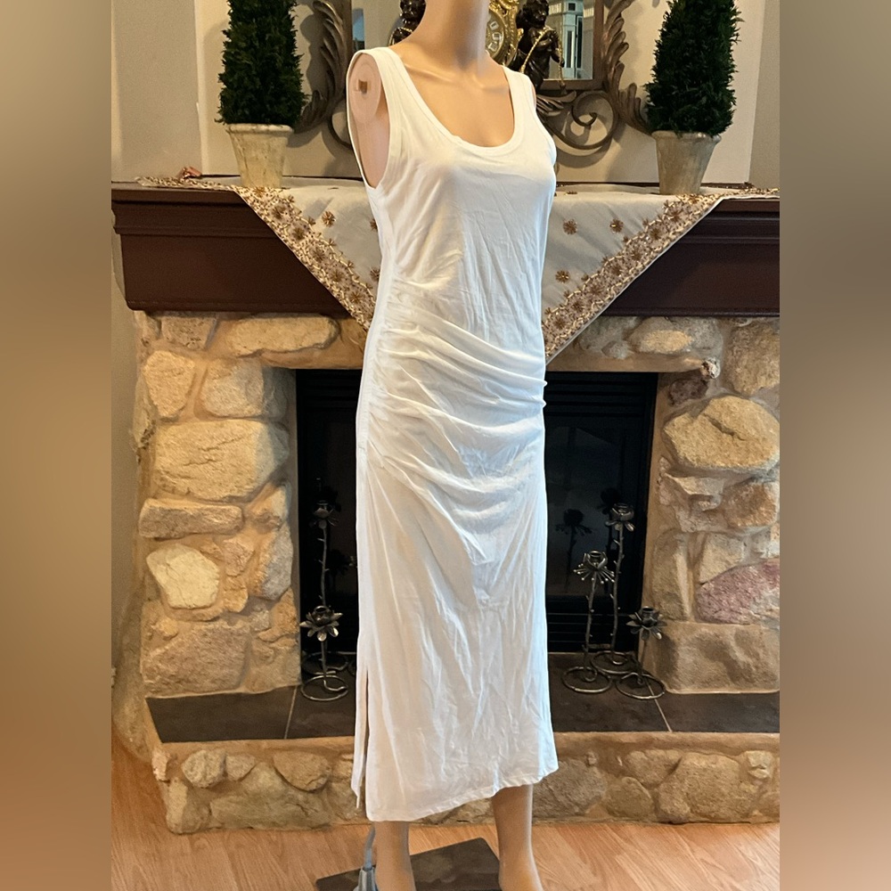 NWT Allsaints Tina White Sleeveless Maxi Dress M - Picture 1 of 9